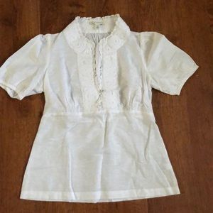 Banana Republic White top XSP
